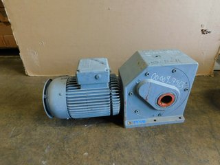 image for: Eberhard Bauer Electric Gearmotor .2/1.1 kW, 560/3420 RPM, 460 V, 54.9:1, gear, DP1A122SZ61114/283MGAS/M