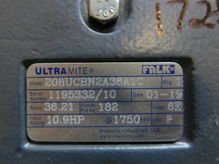 image for: Falk Ultramite Gear Drive box, 10.9 HP @1750 RPM, 36.21:1, 208UCBN2A36A1C